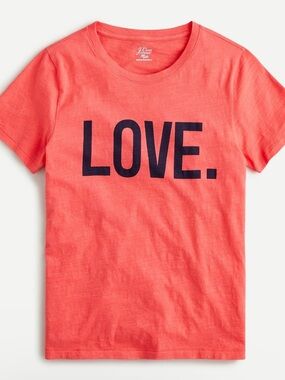 NWT VINTAGE COTTON CREWNECK "LOVE" T-SHIRT- size XL